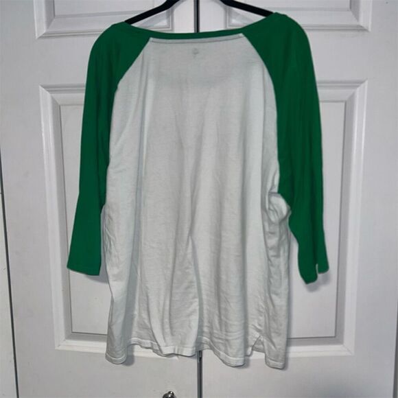 Irish For A Day St. Patrick's Day Raglan Baseball T-Shirt 2XL Unisex - Picture 4 of 4